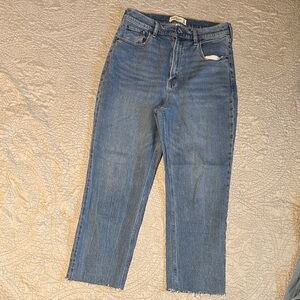 Abercrombie & Fitch Straight Leg Blue Jeans